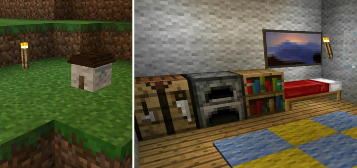 Smallest House - Мод/Аддон Minecraft PE