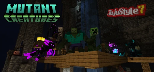 Mutant Creatures Мод Minecraft PE