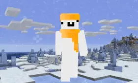 Скин снеговика для Minecraft