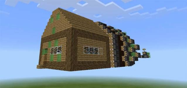 Летающий Дом - Карта Minecraft PE