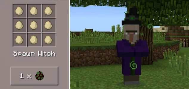 Craftable Spawn Eggs - Minecraft PE