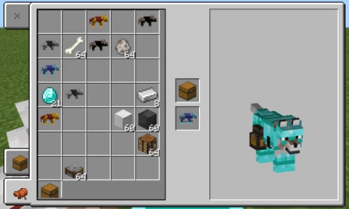 Броня для волка - Мод/Аддон Minecraft PE
