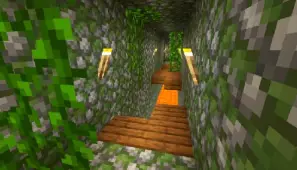 Побег из храма в джунглях - Карта Minecraft PE