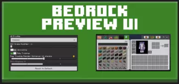 Текстуры: Интерфейс Bedrock Preview