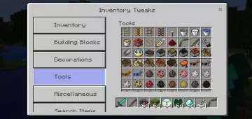 InventoryTweaks - Мод/Аддон Minecraft PE
