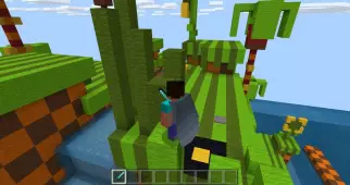 Карта Sonic the Hedgehog и Текстура Minecraft PE