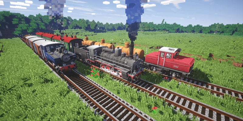 Мод Rails of War для Minecraft