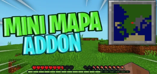 Мод на мини карту Minecraft PE