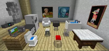 Mine-Furniture v6 - Мод/Аддон Minecraft PE