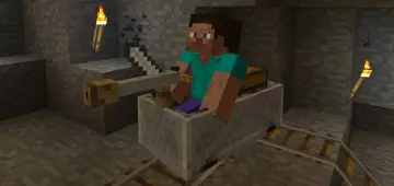 Улучшенная вагонетка - Мод/Аддон Minecraft PE