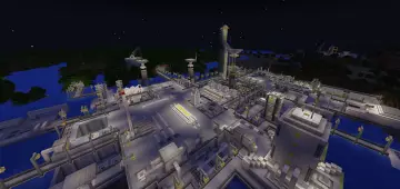 Футуристическая платформа - Карта Minecraft PE