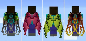 15 Custom Elytra Wings - Мод/Аддон Minecraft PE