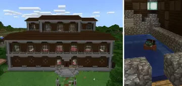 Редстоун Вудленд Особняк - Карта Minecraft PE