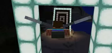 Flying With Elytra - Карта Minecraft PE