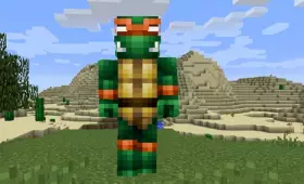 Скин Черепашка ниндзя для Minecraft PE