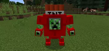 Мега Крипер - Мод/Аддон Minecraft PE