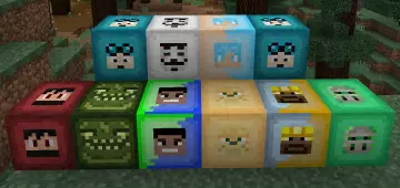 Головы YouTuber - Мод/Аддон Minecraft PE