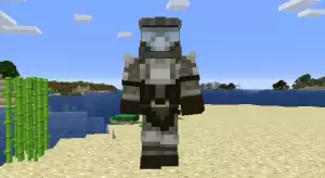 Скин Солдата в скафандре для Minecraft