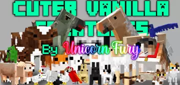 Cuter Vanilla Animals Мод/Аддон Minecraft PE