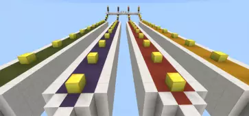 Мультиплеер Лаки Блок Гонка - Карта Minecraft PE