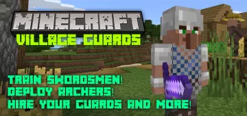 Охранники в деревне - Мод/Аддон Minecraft PE