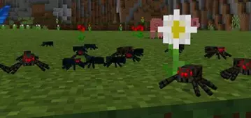 Маленькие Пауки - Мод/Аддон Minecraft PE