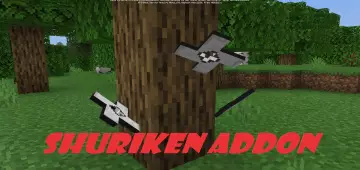 Сюрикен Мод/Аддон Minecraft PE