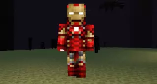 Скин Iron Man для Mineraft PE