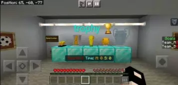Игра в футбол - Карта Minecraft PE