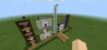 Редстоун Лифт - Карта Minecraft PE