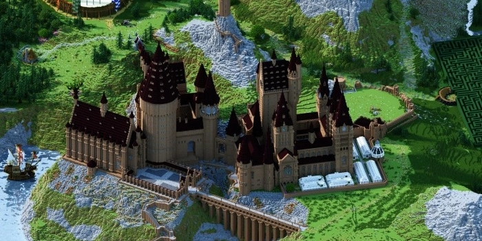 Хогвартс - Карта Minecraft PE