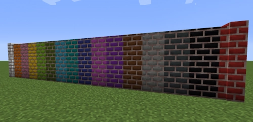 Colored Bricks [1.21.8] [1.20.6] [1.19.4] [1.16.5]